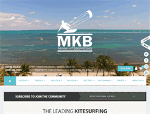 Tablet Screenshot of miamikiteboarding.com